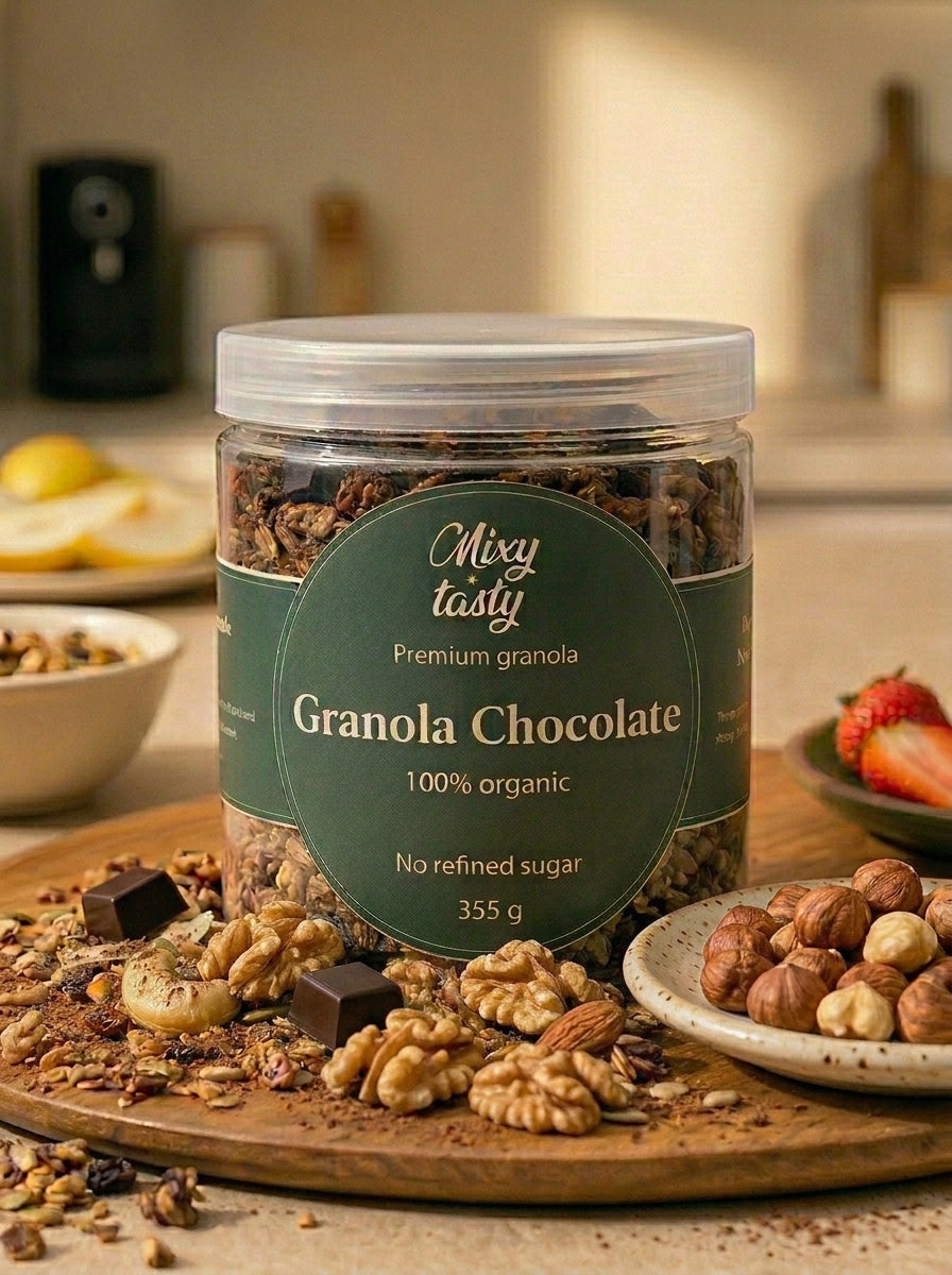 Dark Chocolate Granola | جرانولا الشوكولاتة الداكنة